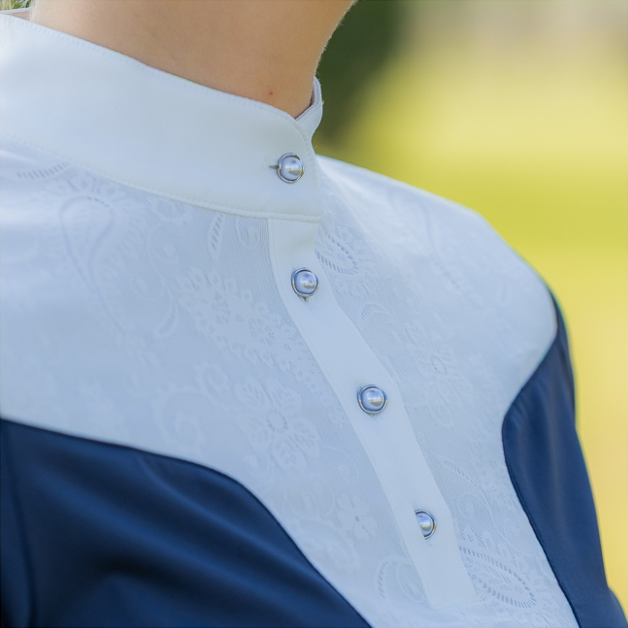 2025 Woof Wear Womens Vision Competition Shirt WA0026 - Navy / White